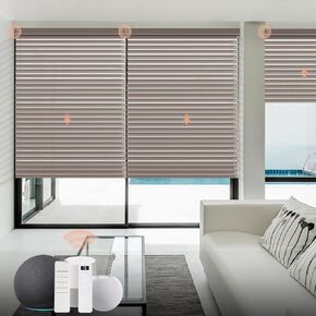 Motorized Shangri-la Sheer Shades,Fabric Samples of Sheer Roller Shade,Multi-Color