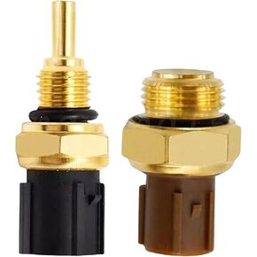 Coolant Temperature Sensor Cooling Fan Switch Set Compatible with Honda Civic Accord DEL SOL CRV Acura Odyssey 37870-PJ7-003 37760-P00-003 2 Pack