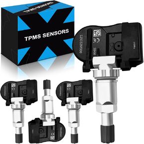 Pre-Programed Tire Pressure Sensor for:-Kia Optima Cadenza Forte Soul for:-Hyundai Accent Elantra Sonata Genesis Coupe 2010-2016 315MHz TPMS Sensor 529332M000 (4 Pcs)