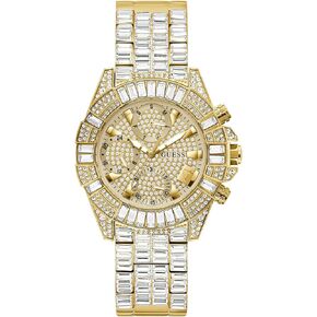GUESS Women's 39mm Watch - Gold-Tone Champagne Dial Gold-Tone Case