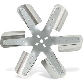 (2218) 18" 6-Blade CCW Belt Driven Flex Fan, Silver