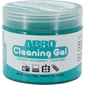 ABRO Car Cleaning Putty | Reusable Slime Removes Dust, Dirt, Crumbs | Multipurpose Vent, Cupholder, Keyboard Cleaner Gel