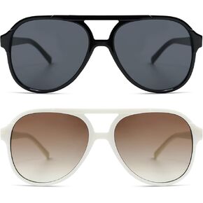 Retro Trendy Square Aviator Sunglasses Womens Mens 70s Classic Vintage Oversized Sun Glasses AR82174