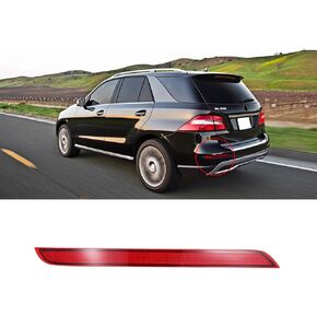 Left Rear Bumper Reflector Light Driver Side 1668200074 Compatible with Mercedes Benz ML350 ML400 GLE350 GLE400