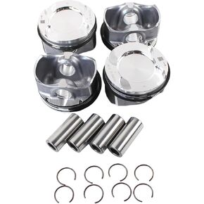 4pcs pistons مجموعة حلقة 11257594453 ملائمة لـ 328i 428i 528i x3 f30 f10 2.0t ، استبدال جزء ما بعد البيع ، OE N20B20A 11257640166