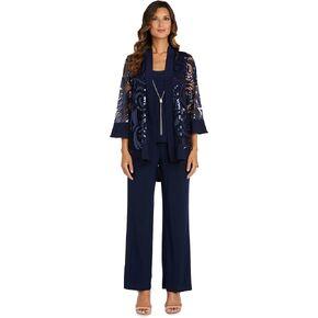 R&M Richards Formal Plus Size Jacket Pant Suits