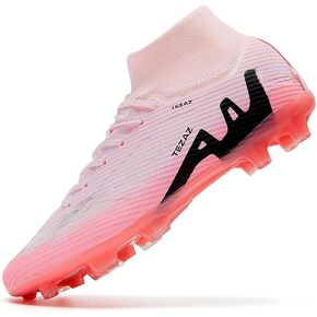 أطفال كرة القدم أحذية الأولاد الفتيات Ground Ground Professional Athletic Outdoor Football Cleats for Youth Futsal