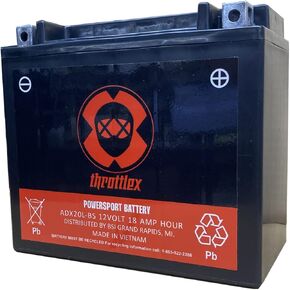 ADX20L-BS - AGM Replacement Power Sport Battery