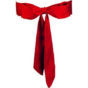 CRASPIRE Red Satin Sash Belt Women Dress Satins Waist Belts Double Side 2'' Wide for Formal Special Occasion Bridal Wedding Bridesmaid Party Shirt Prom Dresses Long Ladies Ribbon Bow Accessory