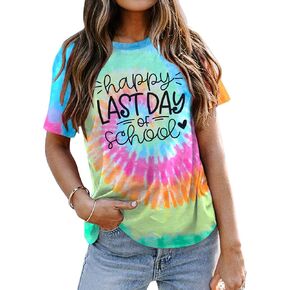 Last Day of School Teacher Shirt: Womens Teacher Life School T-Shirt School Graduation Tee Appreciation Gift