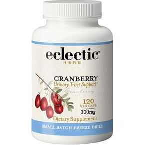 Eclectic Institute Whole Organic U.S.-Grown Freeze-Dried Cranberry Supplement | 120 CT