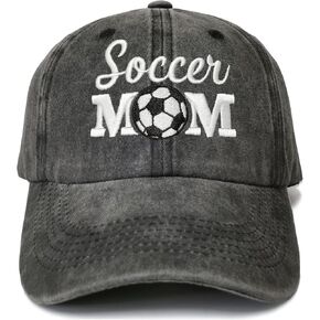Embroidered Soccer Football Volleyball Basketball Softball Mom Hats