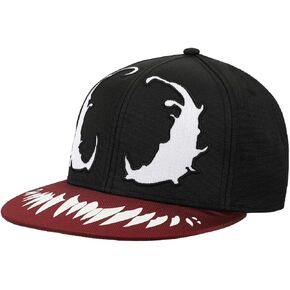 Venom Big Face Black Snapback Hat