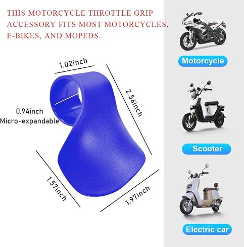Throttle Assist, Wrist-Rest ABS Rocker Throttle Acceleration Controller, Universal Fit Wrist Throttle Boosters Accelerator for Motorcycles, Motorcycle Accessories (Black) in Saudi Arabia