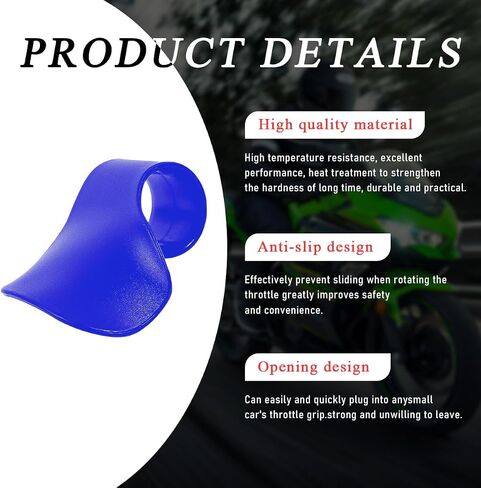 Throttle Assist, Wrist-Rest ABS Rocker Throttle Acceleration Controller, Universal Fit Wrist Throttle Boosters Accelerator for Motorcycles, Motorcycle Accessories (Black) in Saudi Arabia