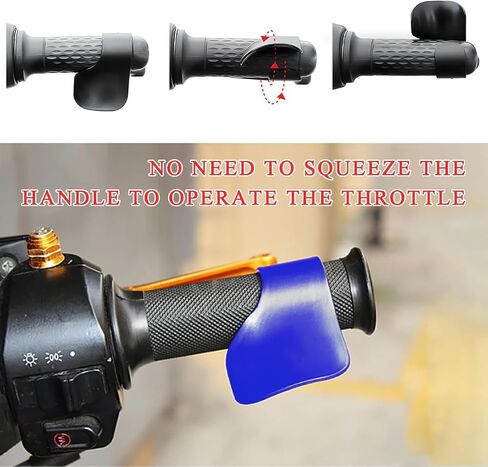 Throttle Assist, Wrist-Rest ABS Rocker Throttle Acceleration Controller, Universal Fit Wrist Throttle Boosters Accelerator for Motorcycles, Motorcycle Accessories (Black) in Saudi Arabia