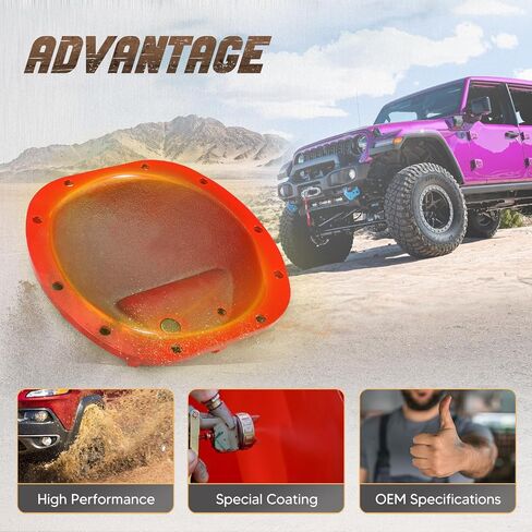 Front Differential Cover Fit for Jeep Wrangler 97-17 Wrangler JK Dana 30# RS6218 in Saudi Arabia
