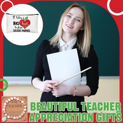 Tondiamo 6 Sets Team Employee Appreciation Gifts Nurse Week Gifts Include 6 Appreciation Bracelets 6 Cards 6 Canvas Makeup Bags Sometimes You Forget That You Are Awesome Presents for Coworker Teacher in Saudi Arabia