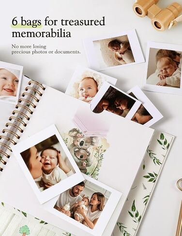 First 5 Year Keepsake Baby Memory Book for Girls and Boys, A Milestone Baby Books for Baby Shower, Gender Neutral Baby Items Baby Photo Albums, Baby Gifts for Gender Reveal, 4 Flying Butterfly in Saudi Arabia