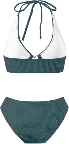 Soly Hux Women's Cute Bikinis مجموعات الرسن ربط بيكيني أعلى عالي القاع بدلات الاستحمام الصيفية في الصيف in Kuwait