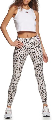 Tommy Hilfiger Women's High Rise Cheetah Print Full Length Legging in Saudi Arabia