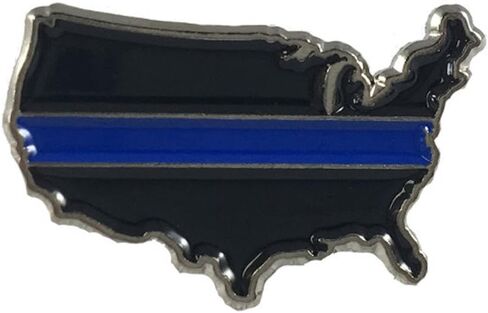 Thin Blue Line Pins in Saudi Arabia