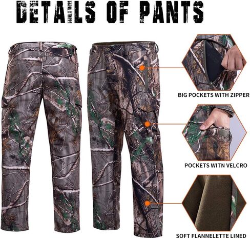 YEVHEV Quiet Hunting Clothes Clothing Suit Gear Camouflage Hoodie Jacket Pants in Saudi Arabia