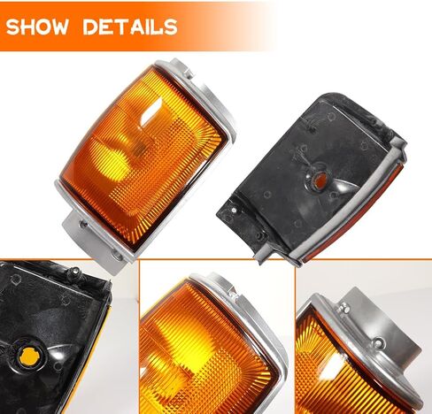 For 1984-1989 Toyota 4Runner,1984-1986 Toyota Pickup Truck 2WD/4WD Front Bumper Turn Signal Side Marker light housings Clear Lens 8161089143,8162089143 TO2521158,TO2520158 in Saudi Arabia