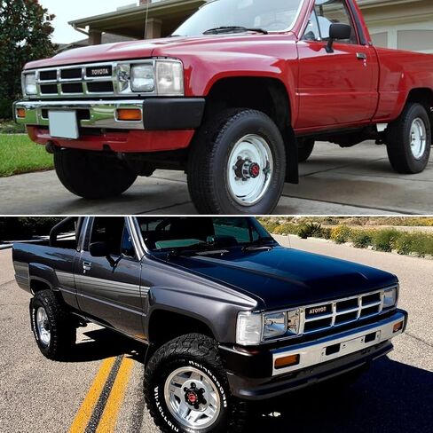For 1984-1989 Toyota 4Runner,1984-1986 Toyota Pickup Truck 2WD/4WD Front Bumper Turn Signal Side Marker light housings Clear Lens 8161089143,8162089143 TO2521158,TO2520158 in Saudi Arabia