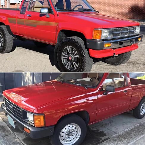 For 1984-1989 Toyota 4Runner,1984-1986 Toyota Pickup Truck 2WD/4WD Front Bumper Turn Signal Side Marker light housings Clear Lens 8161089143,8162089143 TO2521158,TO2520158 in Saudi Arabia