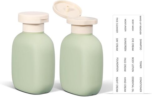 3.4oz Travel Bottle with Flip Cap, Leak Proof Squeeze Bottles, Refillable Plastic Travel Containers for Creams, Lotion, Foundation, Shampoo, Conditioner in Kuwait