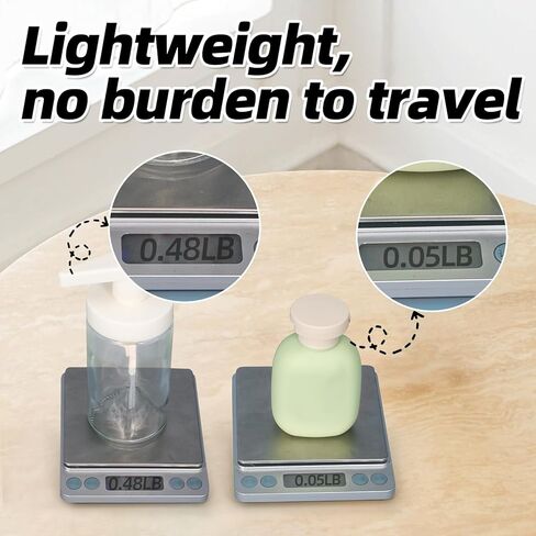 3.4oz Travel Bottle with Flip Cap, Leak Proof Squeeze Bottles, Refillable Plastic Travel Containers for Creams, Lotion, Foundation, Shampoo, Conditioner in Kuwait