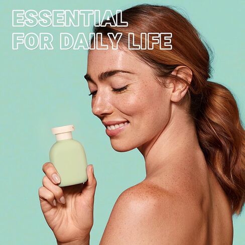 3.4oz Travel Bottle with Flip Cap, Leak Proof Squeeze Bottles, Refillable Plastic Travel Containers for Creams, Lotion, Foundation, Shampoo, Conditioner in Kuwait