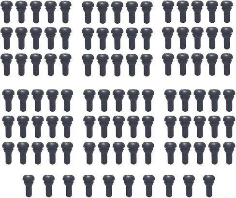 TR412 Tire Valve Stem, Rubber Snap-in Short Black Tire Valve Stem for Tubeless 0.453 Inch 11.5mm Rim Holes on Standard Vehicle Tires(25pcs) in Saudi Arabia