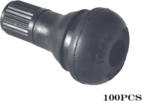 TR412 Tire Valve Stem, Rubber Snap-in Short Black Tire Valve Stem for Tubeless 0.453 Inch 11.5mm Rim Holes on Standard Vehicle Tires(25pcs) in Saudi Arabia