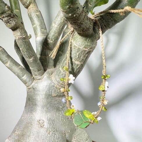 Crystal Bracelet for Women Beach Boho Bracelets Summer Natural Stone Energy Healing Crystals Bracelets Quartz Jewelry Braided Adjustable Anxiety Bracelet for Graduation Birthday Gift in Kuwait