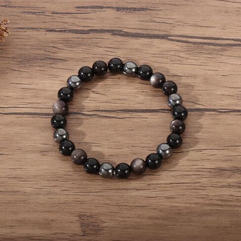 Triple Empath Protection Bracelet for Women Men, Natural Healing Crystal Bracelet in Saudi Arabia