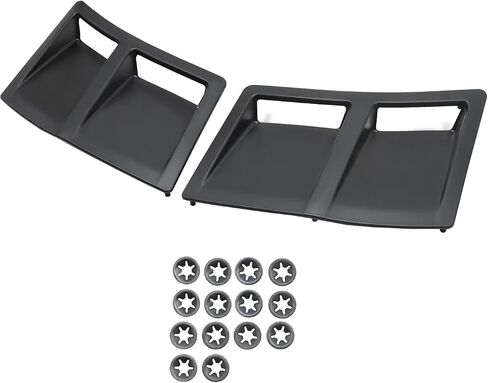 Rear Bumper Vent Spoiler Fit for 2015-2021 Subaru WRX Lower Side Air Vent Frame Cover Trim Car Accessories 2 PCS (Carbon Fiber Coating) in Saudi Arabia