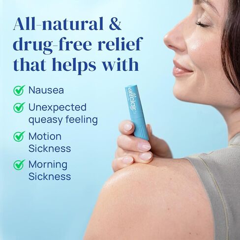 Allclair Herbal Inhaler - Natural Relief for Nausea & Motion Sickness - Non-Medicated Non-Drowsy Drug-Free - Essential for Travel & Everyday Spontaneous Adventures - Safe for Daily Use - Pack of 2 in Saudi Arabia