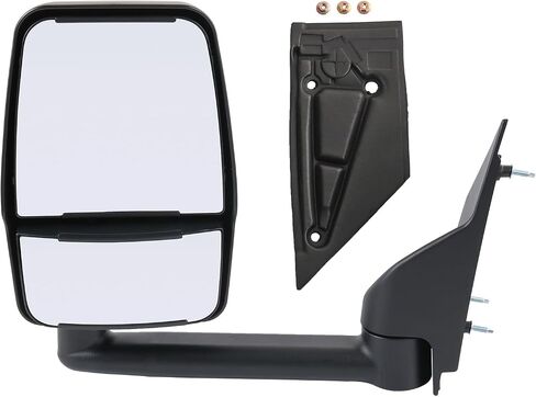 JDMSPEED سائق العرض الجانبي مرآة متوافقة مع 2003-2017 لـ CHEVY Express 1500/2500/3500 2003-2017 لـ GMC Savana 1500/2500/3500 تعديل يدوي غير GM1320426 (عرض الجانب السائق) in Kuwait