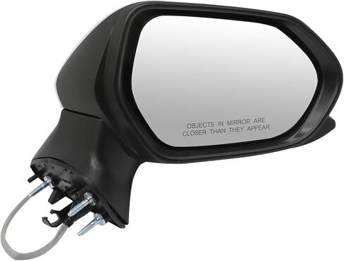 Left Driver Side Mirror Assembly Compatible with Camry 2018-2024 Side Door Mirror with Power Glass and Manual Folding Replaces 8794006800 TO1320366 Rearview Mirror (3pins Black) in Saudi Arabia