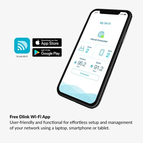 D-Link WiFi 6 Router AX1800 Mesh Voice Control Wireless Dual Band Gigabit Gaming Internet Network for Home (DIR-X1870-US/RE) (Renewed) in Saudi Arabia