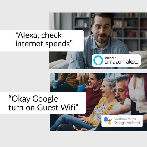 D-Link WiFi 6 Router AX1800 Mesh Voice Control Wireless Dual Band Gigabit Gaming Internet Network for Home (DIR-X1870-US/RE) (Renewed) in Saudi Arabia