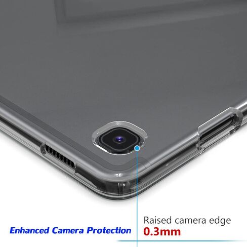 Puxicu Galaxy Tab A 8.4 Clear Case, Slim Design Flexible Soft TPU Protective Cover for Samsung Galaxy Tab A 8.4 inch 2020 SM-T307 T307U Tablet, Transparent in Saudi Arabia