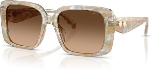 Coach Women's Hc8424u Universal Fit Square Sunglasses in Saudi Arabia