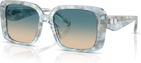 Coach Women's Hc8424u Universal Fit Square Sunglasses in Saudi Arabia