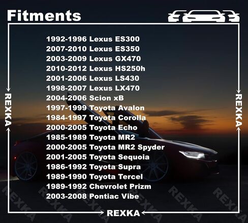 REXKA 15PCS مقاطع لوحة الباب الخلفية لسيارة تويوتا بيك آب بونتياك فيبي 62955-20020 GM 94848834 in Kuwait