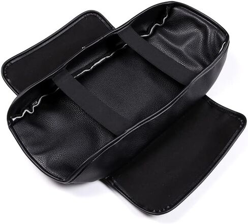 Center Console Cover Compatible with Ford Maverick 2022-2025 Center Console Armrest Seat Box Cover Cushion Lid Protector Pad Anti-Scratch Protector Cover Accessories (Leather, Black-B) in Saudi Arabia