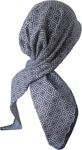 New-Square Head Scarves, Women's Pre-Sewn Design Chemo Scarf for Hair Loss, Alopecia in Saudi Arabia