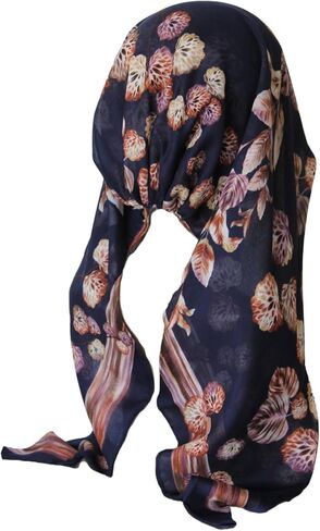 New-Square Head Scarves, Women's Pre-Sewn Design Chemo Scarf for Hair Loss, Alopecia in Saudi Arabia